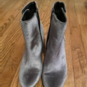 Aldo Metallic Gray Boots